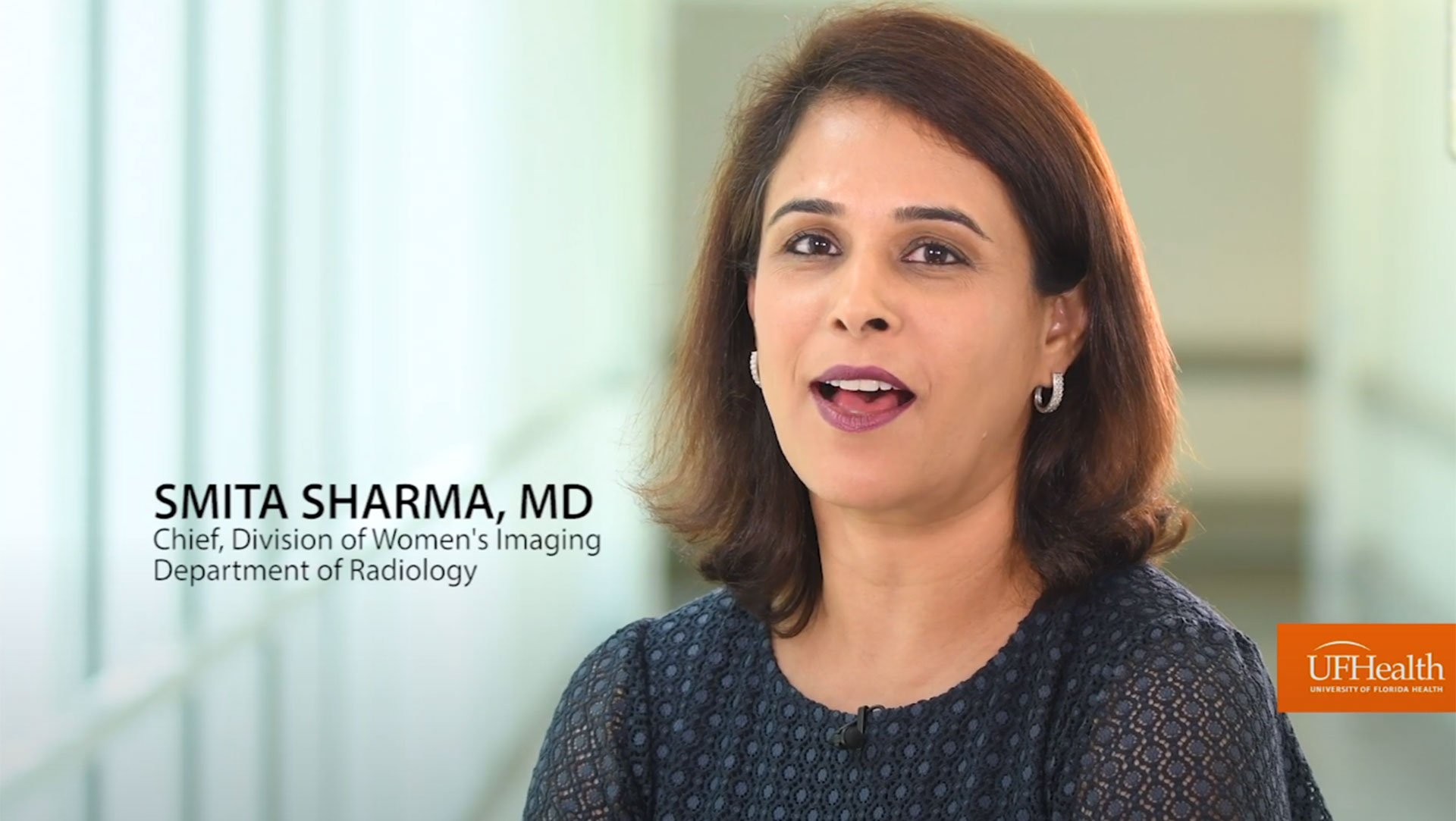 UF Health radiologist Dr. Smita Sharma discusses mammograms and breast health